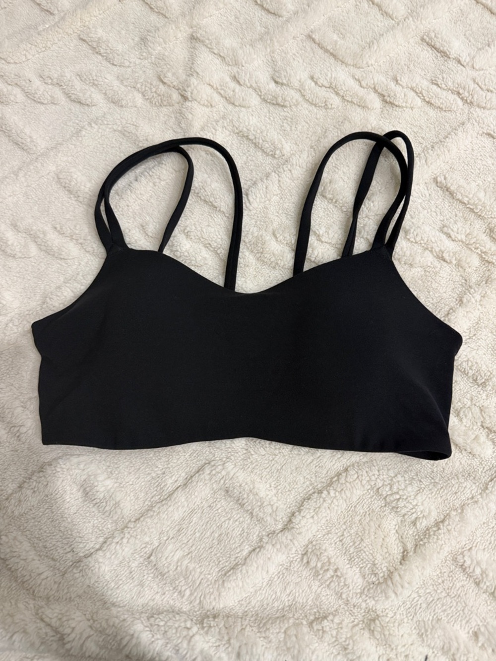Nike Zenvy Black Strappy Sports Bra